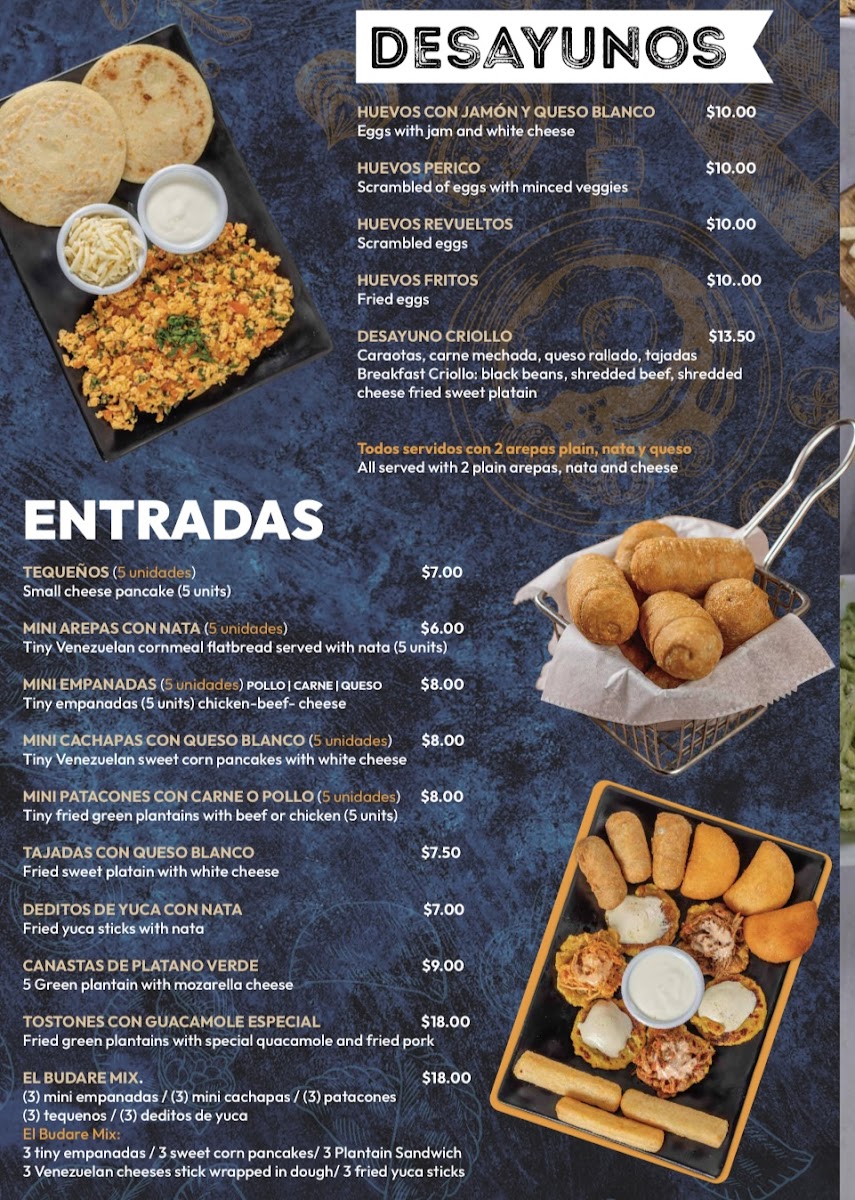 El Budare Café Menu - Image 2