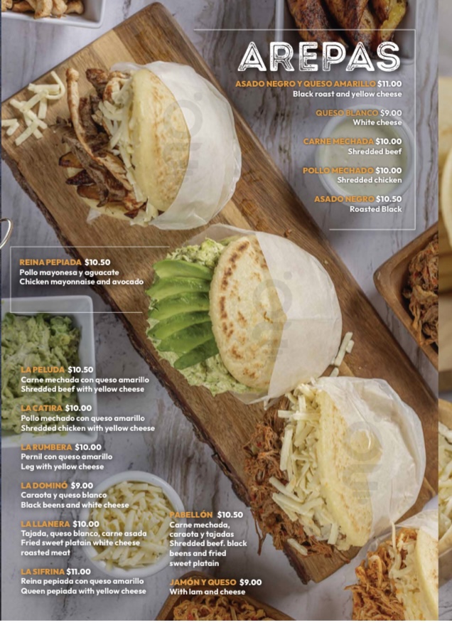 El Budare Café Menu - Image 5